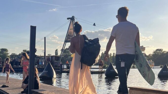 Agáta Hanychová s manželem Mirkem Dopitou