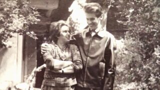 Miloš Zeman s matkou