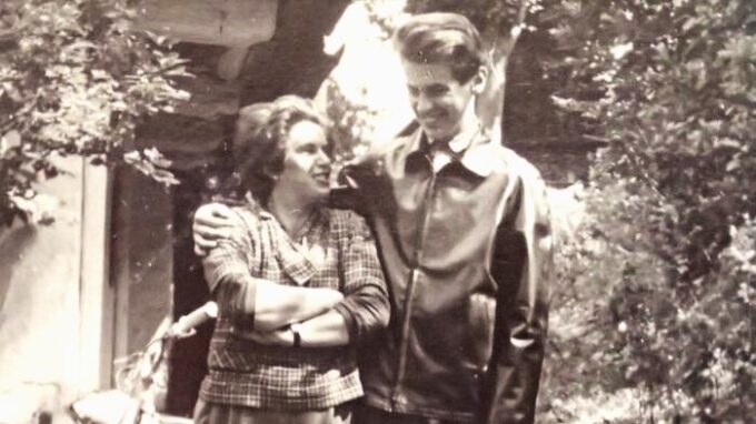 Miloš Zeman s matkou