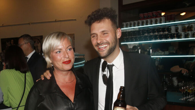 Martina Pártlová s partnerem Josefem Vařekou