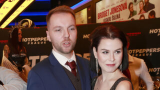 Daniela Hájková se snoubencem