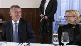 Andrej Babiš a Kateřina Konečná