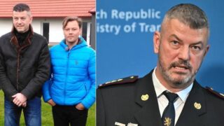 Šéf dopravní policie se svým manželem Markem / Jiří Zlý