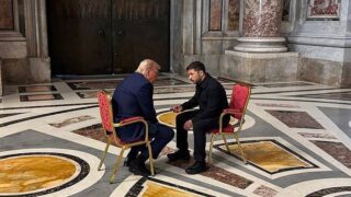 Donald Trump a Volodymyr Zelenskyj