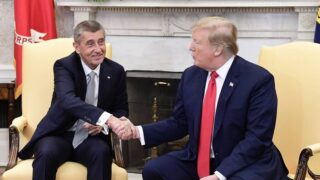 Andrej Babiš a Donald Trump
