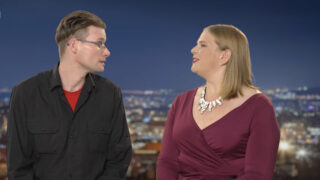 Monika Blažková s partnerem Tomášem