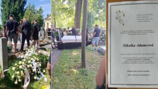 Pohřeb a parte utonulé dívky