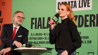 Petr Fiala a Iva Pazderková