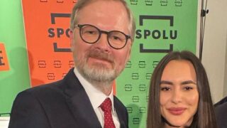 Petr Fiala a Janette Prošková