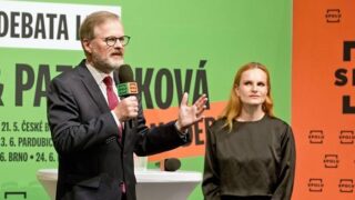 Petr Fiala a Iva Pazderková