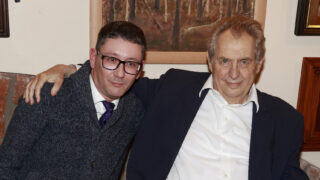 Jiří Ovčáček a Miloš Zeman.