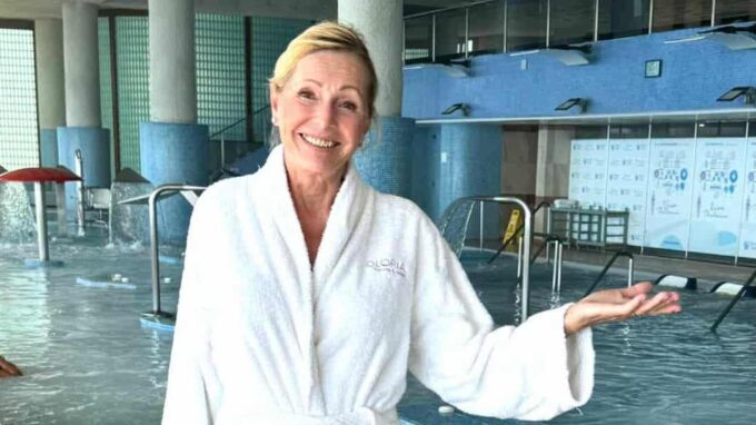 Zpěvačka si na Kanárských ostrovech užila i wellness.