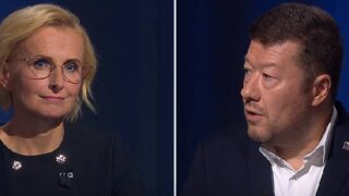 Kateřina Konečná a Tomio Okamura