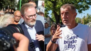 Petr Fiala a Andrej Babiš