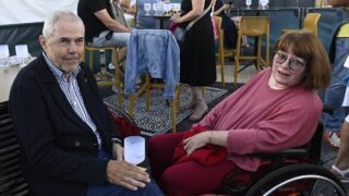 Marek Eben s manželkou Markétou Fišerovou