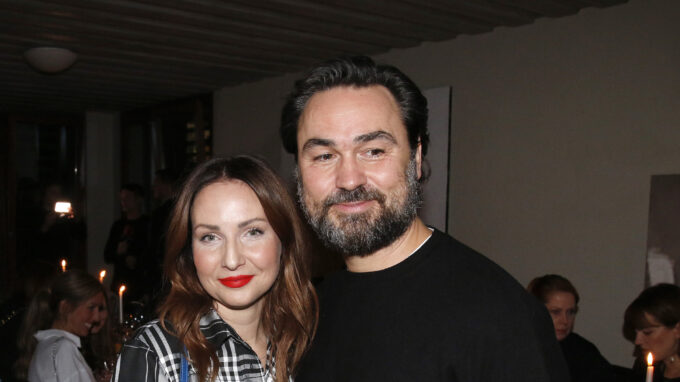 Veronika Arichteva s manželem