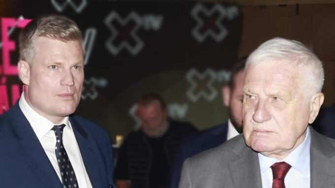 Filip Turek a Václav Klaus