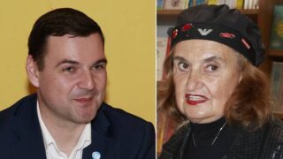 Petr Macinka a Eva Holubová