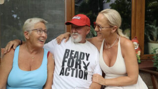 Zuzana Belohorcová se svými rodiči