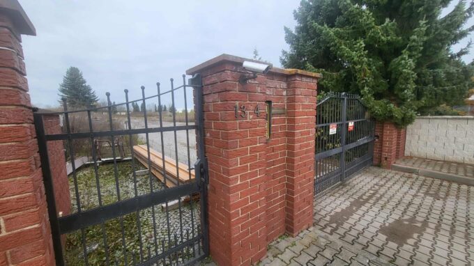 Místo, kde stála vila Františka Mrázka