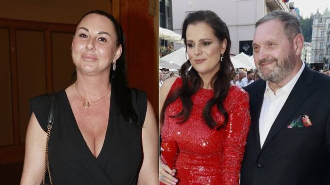 Andrea Kašpárková / Ornella Koktová s manželem