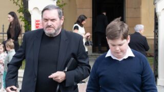 Josef Kokota se synem Quentinem