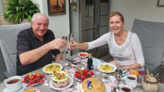 Helena Vondráčková s manželem Martinem Michalem