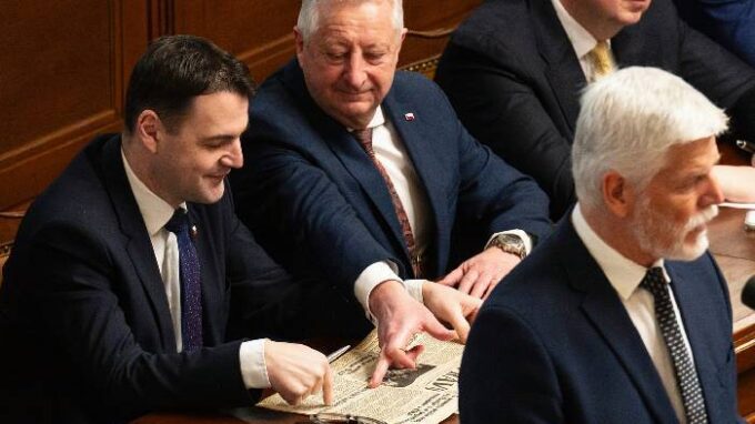 Petr Macinka a Jaromír Zůna a Petr Pavel