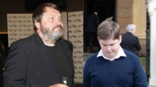 Josef Kokota se synem Quentinem