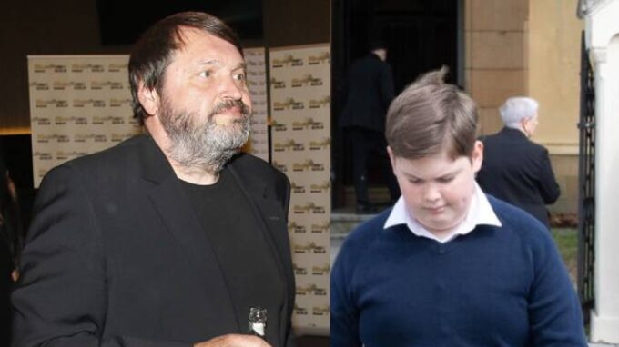 Josef Kokota se synem Quentinem