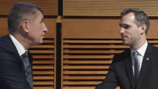 Andrej Babiš a Zdeněk Hřib