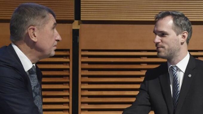 Andrej Babiš a Zdeněk Hřib