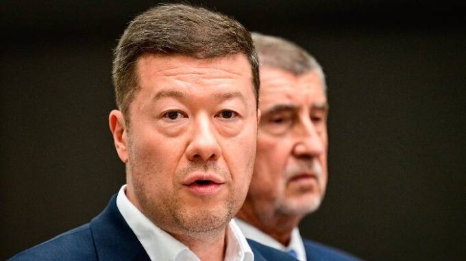 Tomio Okamura a Andrej Babiš
