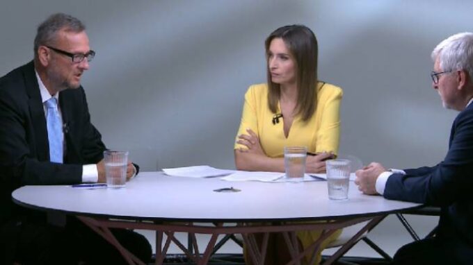 Petr Nečas (zleva), Jana Peroutková a Jiří Rusnok