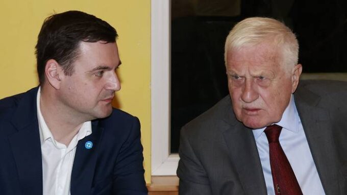 Petr Macinka a Václav Klaus