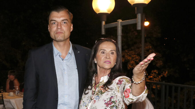 Hana Gregorová s partnerem