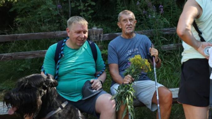 Aleš Juchelka a Andrej Babiš