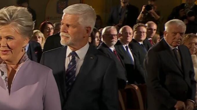 Prezidentský pár a Václav Klaus