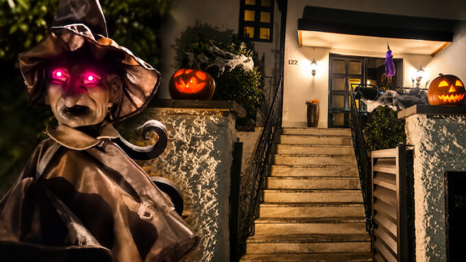 Halloweenská výzdoba Heleny Vondráčkové